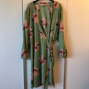 Ann Taylor Loft Wrap Dress Size 16 Petite NWOT